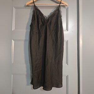 Victoria's Secret XL black night gown with adjustable straps